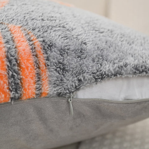 Glowing Spooky Flannel Throw Pillow