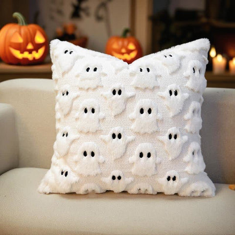 Halloween Ghost Embroidered Pillow Covers Set (2PCS)