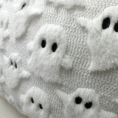 Halloween Ghost Embroidered Pillow Covers Set (2PCS)