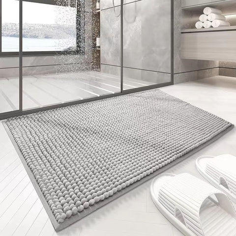 Super Absorbent Chenille Bathroom Mat