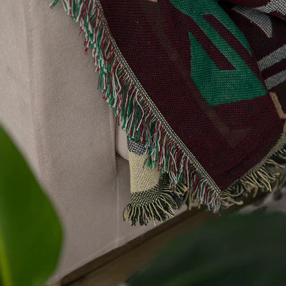TERRA AZUL TRIBAL THROW