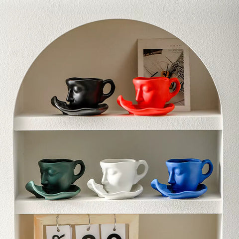 Lumo Kiss Ceramic Espresso Set