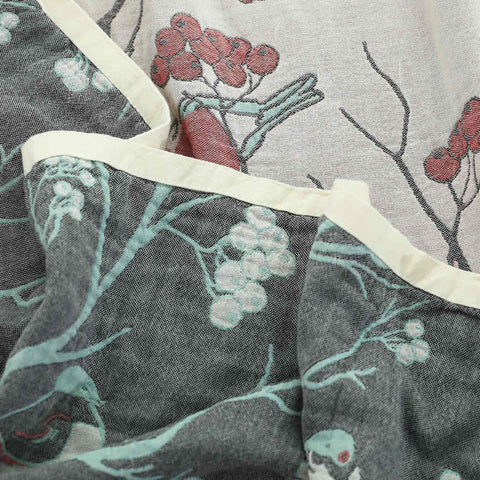 Cotton Woven Blanket - Hawthorn & Bullfinch Japanese Style