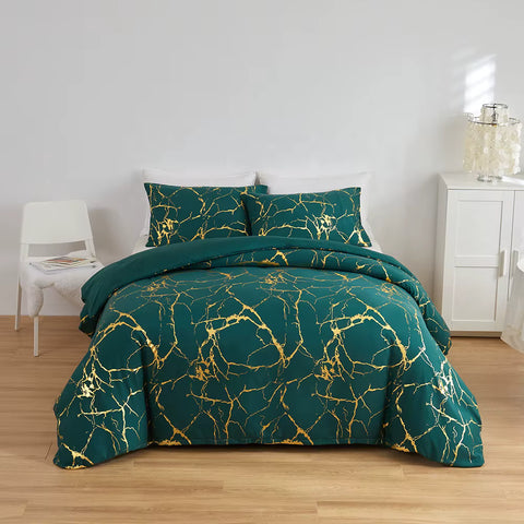 Marble Duvet Cover Set - Soft, Modern & Washable