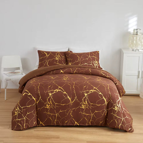 Marble Duvet Cover Set - Soft, Modern & Washable