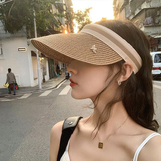 ELARA STRAW SUN VISOR