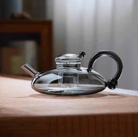 Glass Teapot Set Infuser Tea