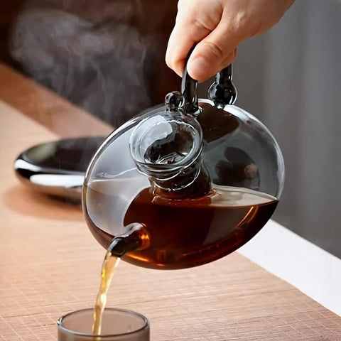 Glass Teapot Set Infuser Tea