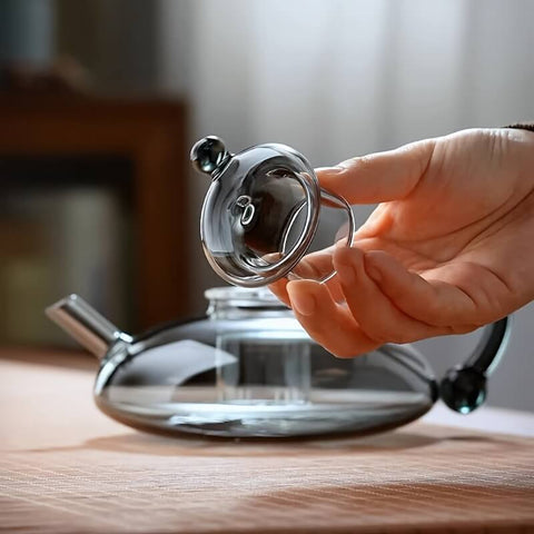 Glass Teapot Set Infuser Tea