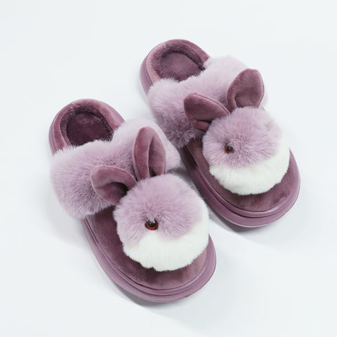 Women's Bunny Slippers - Warm, Super Plush Winter Essential