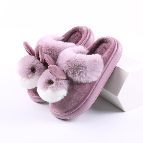 Women's Bunny Slippers - Warm, Super Plush Winter Essential