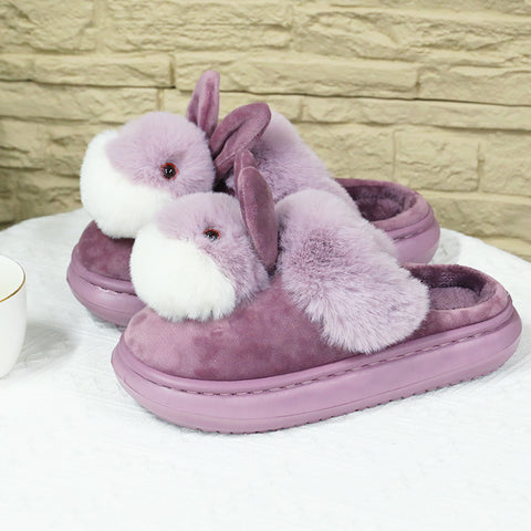 Women's Bunny Slippers - Warm, Super Plush Winter Essential