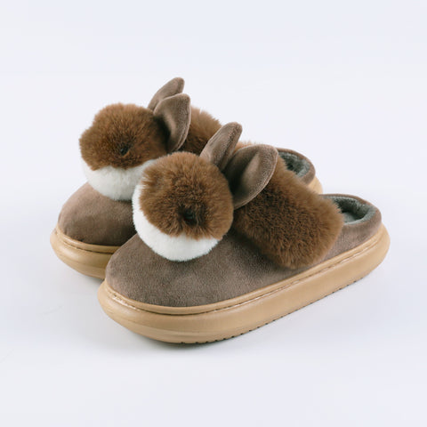 Women's Bunny Slippers - Warm, Super Plush Winter Essential