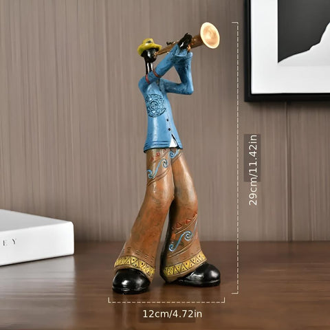Jazz Musical Band Resin Figurine 0