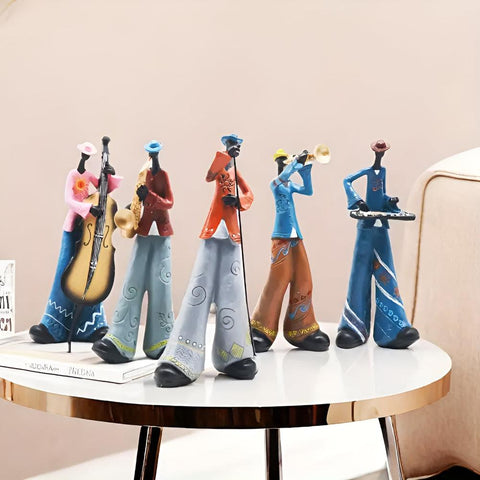Jazz Musical Band Resin Figurine 1