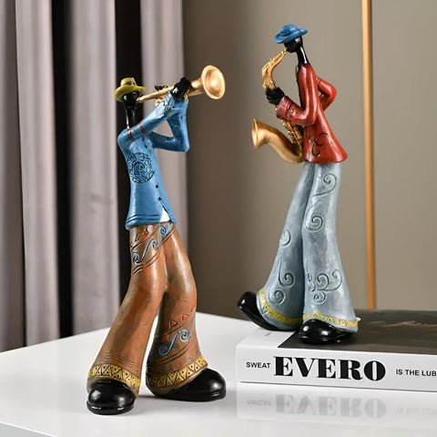 Jazz Musical Band Resin Figurine 2