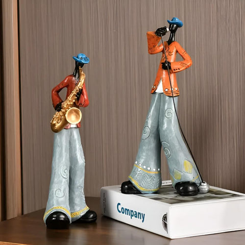 Jazz Musical Band Resin Figurine 6