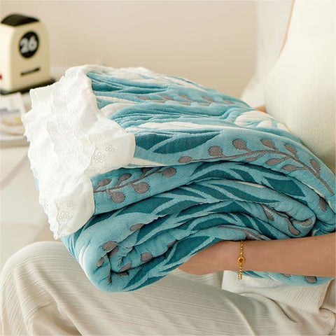 Lush Leaf Bamboo Fiber Breathable Quilt 5