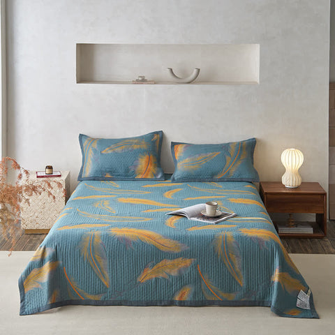 Luxurious Feather Cotton Gauze Breathable Quilt 6