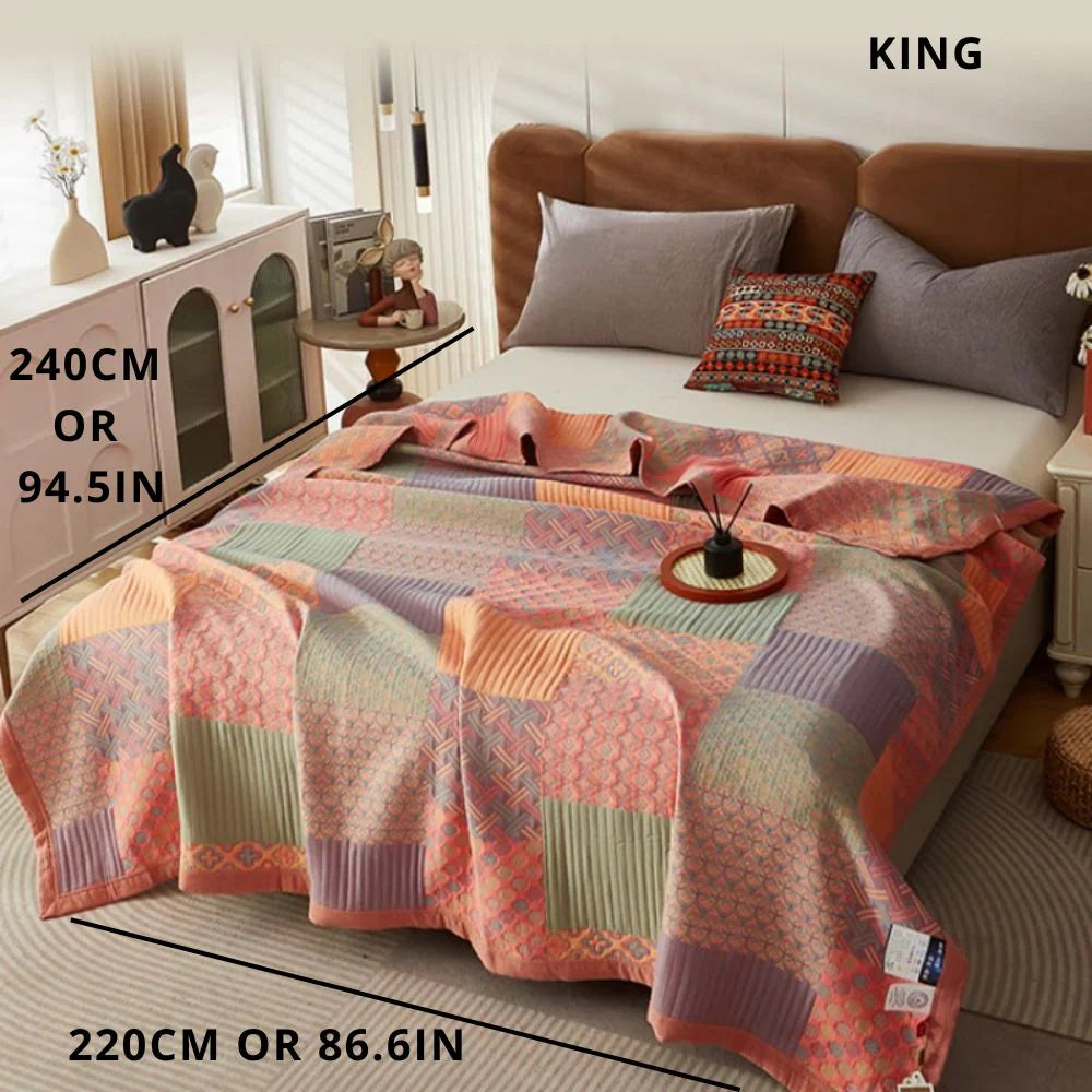 AURORA PATCH COTTON QUILT