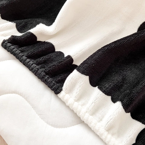 Milk Velvet Checkered Bedding