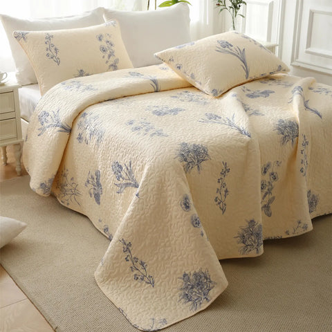 Cotton Quilted Bedding Set Comforter (3PCS)