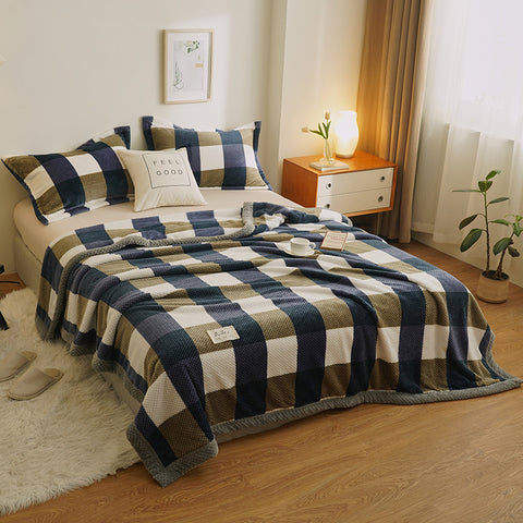 Plaid Throw Blanket - Super Warm with Timeless Pattern