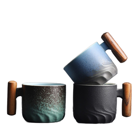 Espresso Cup with Bamboo Handle - Japanese-Inspired