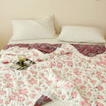 Peach Blossom Bamboo Fiber Soft Quilt 5