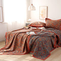Petal Flower Pattern Cotton Reversible Quilt 1