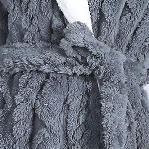 Hooded Robe Super Plush Bathrobe