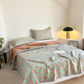 Pure Cotton Elegant Leaf Gauze Quilt 2
