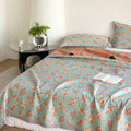 Pure Cotton Elegant Leaf Gauze Quilt 4