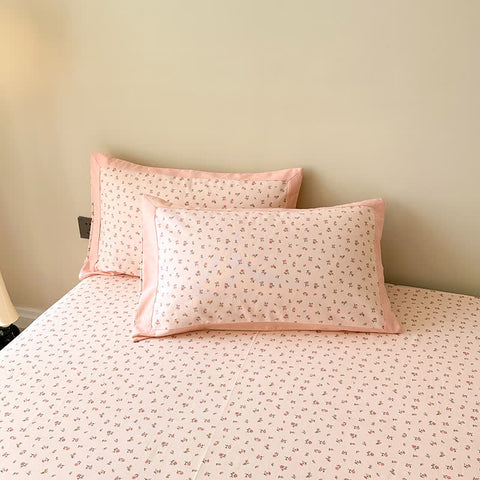Floral Cotton Quilt Bedding Set
