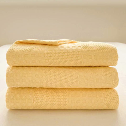 Pure Cotton Waffle Texture Lightweight Quilt 3
