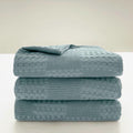 Pure Cotton Waffle Texture Lightweight Quilt 8