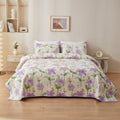 Quilted Pure Cotton Rural Lily Bedding 0