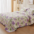 Quilted Pure Cotton Rural Lily Bedding 1