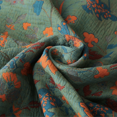 Retro Flower Pure Cotton Reversible Quilt 7