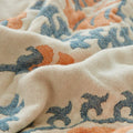 Reversible Cotton Quilt Colorful Flower Print 3