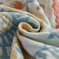 Reversible Cotton Quilt Colorful Flower Print 4