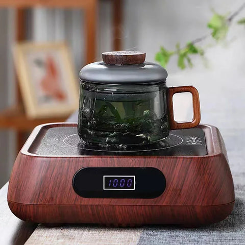 Borosilicate Glass Tea Infuser Mug