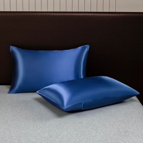 Luxury Royal Blue Satin Bedding & Bed Sheet Set