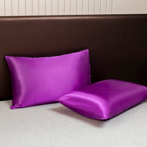 Luxury Royal Purple Satin Bedding & Bed Sheet Set