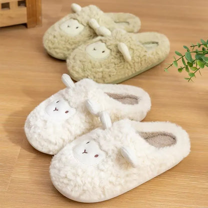 YUKI PLUSH SHEEP SLIPPERS