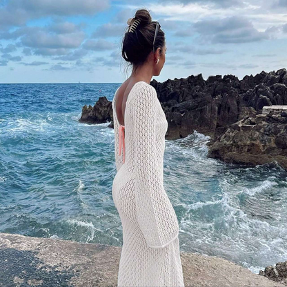 AMAVI KNIT BEACH COVER-UP