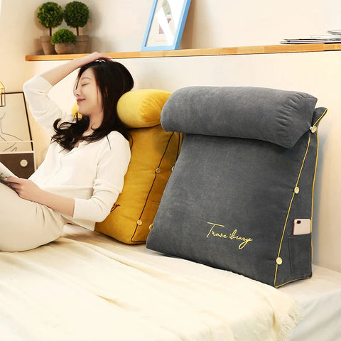 Reading Pillow with Adjustable Backrest