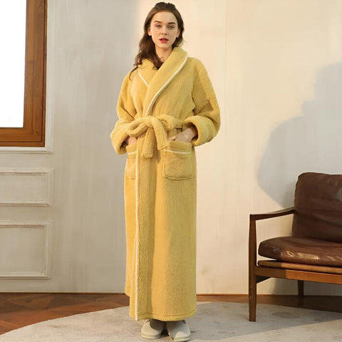 Plush Bathrobe for Men and Women