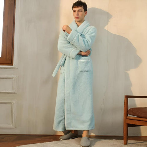 Plush Bathrobe for Men and Women