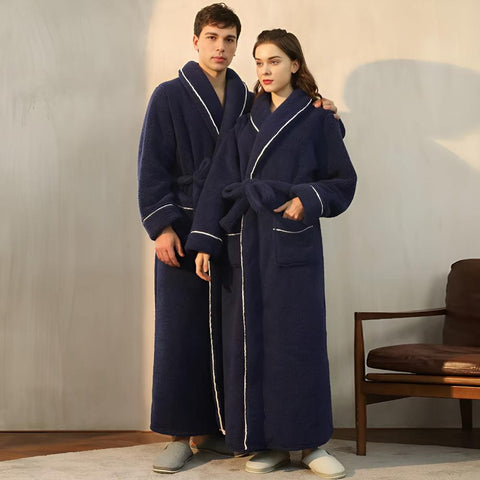 Plush Bathrobe for Men and Women